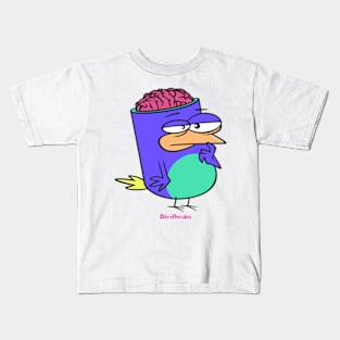 Birdbrain Design for Bird Lovers Kids T-Shirt